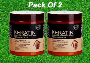 Buy 1 Get 1 free Brazil Nut Keratin Hair Mask 500ML,Pack Of 2 Items ,(Original)